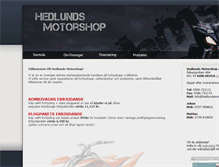 Tablet Screenshot of hedlundsmotorshop.se
